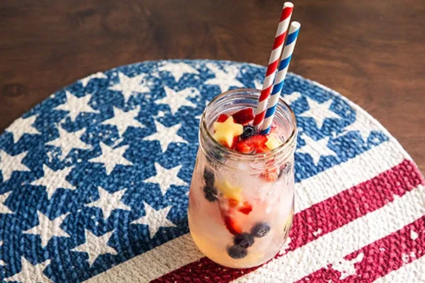 Red White Blue Sparkling Lemonade